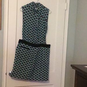 Skirt and blouse set